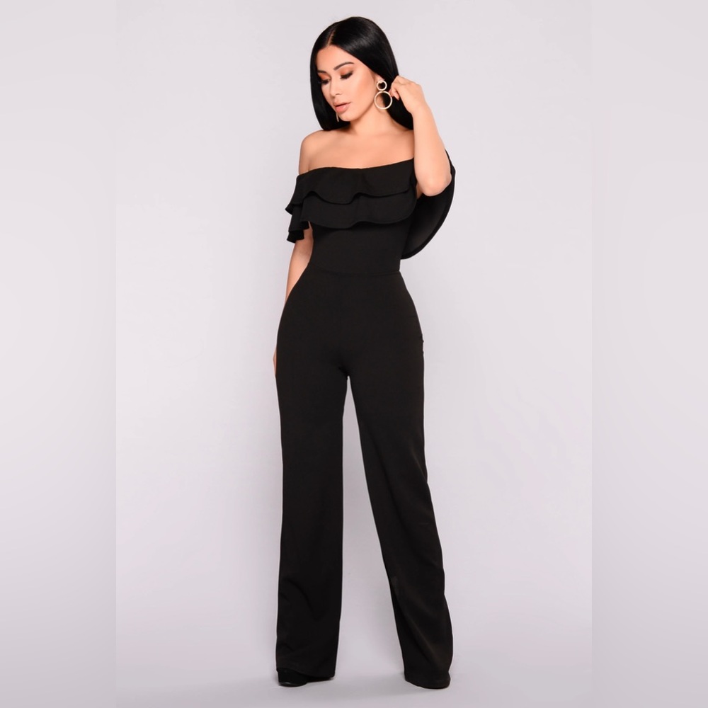 FashionNova Ready to Ruffle Jumpsuit